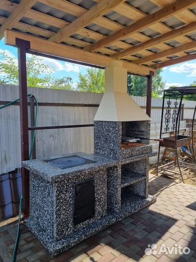 Модульная печь барбекю