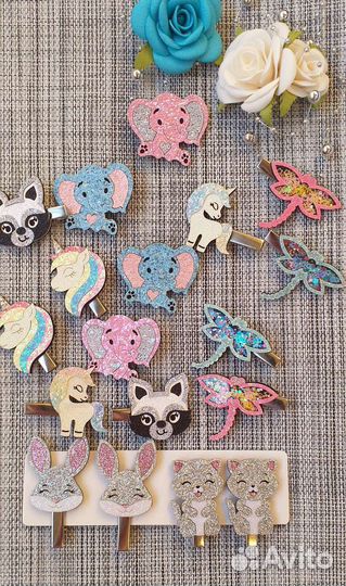 Заколочки (с животными)