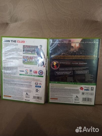 Продам игры XBox 360, лицензионные, б/у