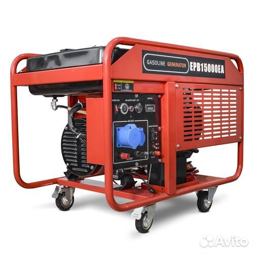 Генератор бензиновый redvolt EPB15000EA