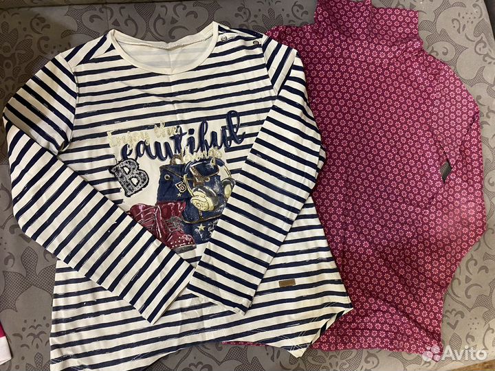 Вещи на девочку, размер 7-9 лет