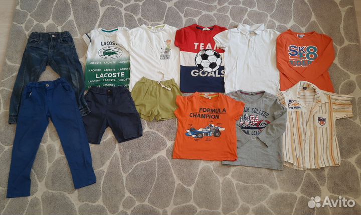 Детские вещи пакетом на мальчика 116 122 128