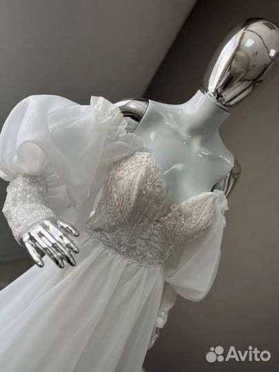 Свадебное платье 52 54 размер