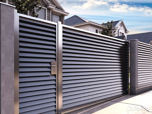 Откатные ворота под ключ