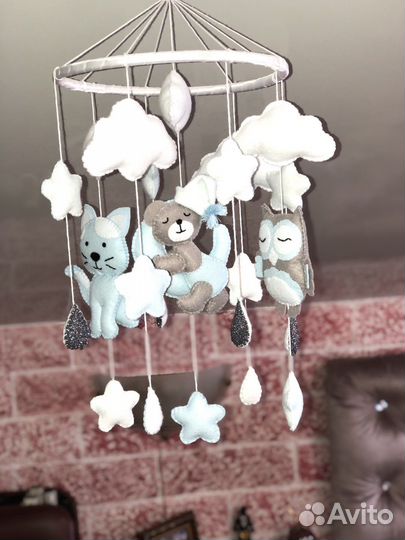 Мобиль из фетра, новый