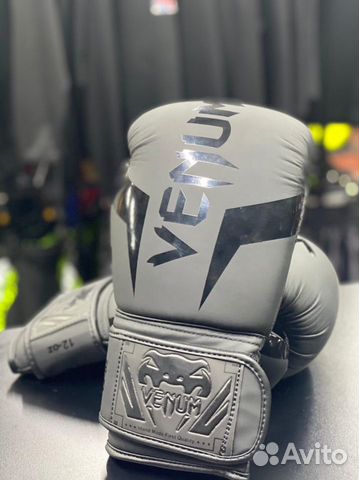 Боксерские перчатки Venum Elite черные