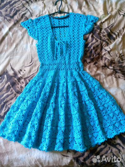 Вязаное платье