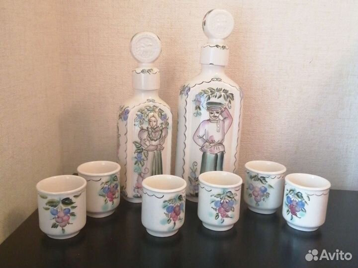 Набор керамика штоф стопки