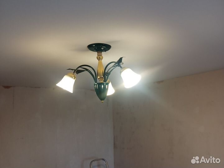 Люстра потолочная подвесная бу