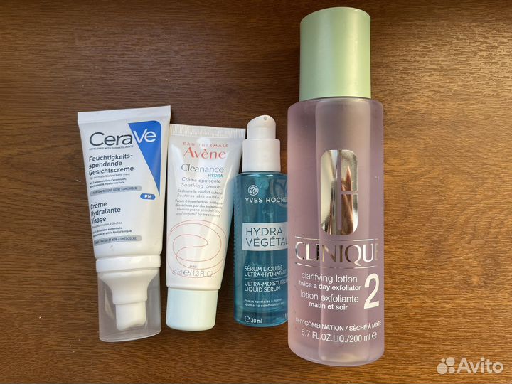 Cerave Avene Yves Rocher уход