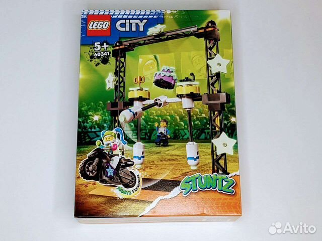 Новый Lego 60341 City Трюковое испытание «Нокдаун»