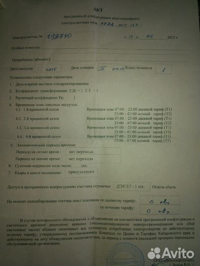 Счетчик электроэнергии