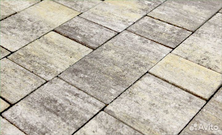 Тротуарная плитка старый город Базальт