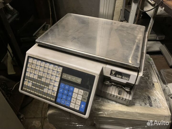 Весы с печатью этикеток на запчасти Digi SM 500