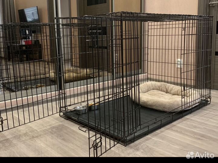 Клетка вольер для собаки большая 122х76х83