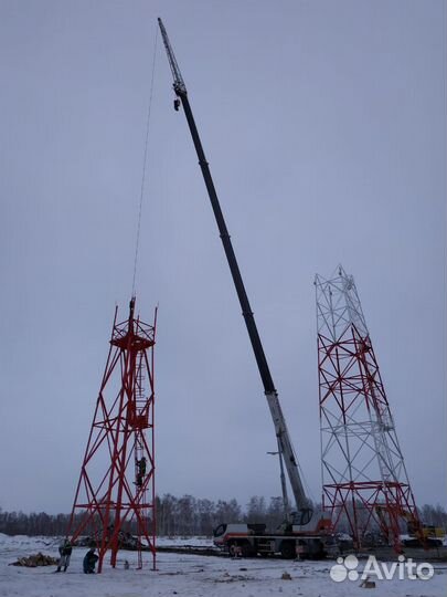 Аренда и услуги автокрана, 200 т, 72 м, с гуськом 20 м