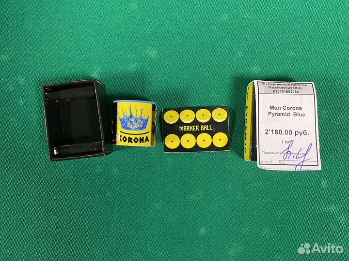 Мел contact full blue С магнитом 1 шт