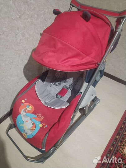Детские санки коляска бу