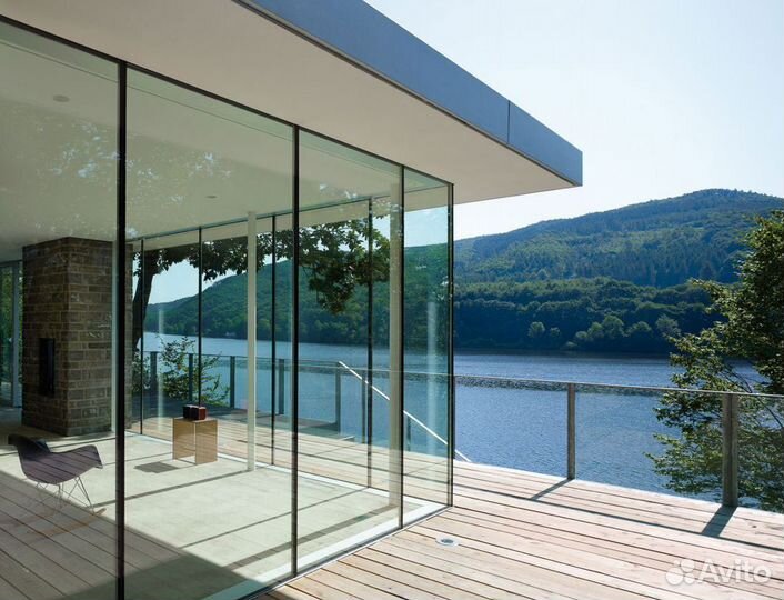 Безрамное остекление лоджий