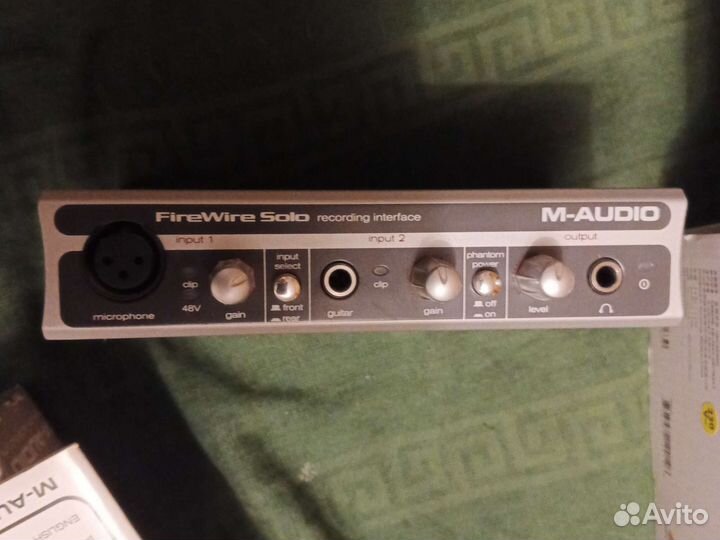Звуковая карта m-audio solo и firewire контроллер
