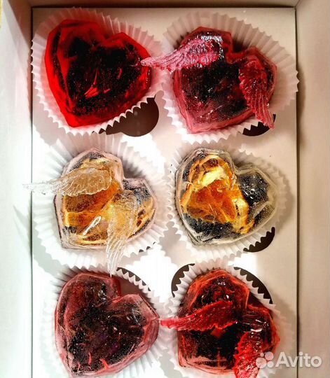 Чайные бомбочки сердечки