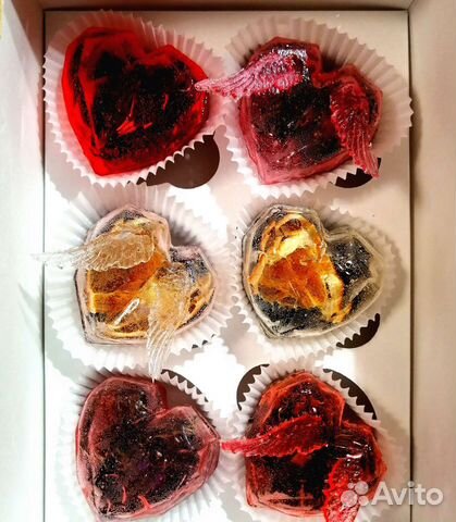 Чайные бомбочки сердечки