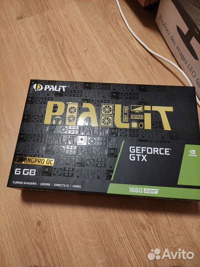 Видео карта 1660 super palit oc