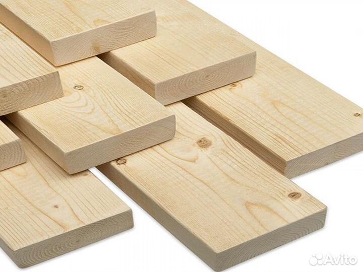 Доска сухая 45х195х3000, вс. Хвойный лес