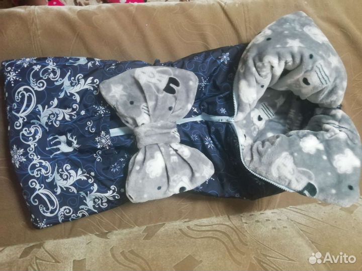 Конверт на выписку зимний