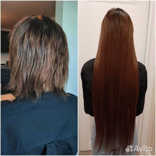 Наращивание волос биопротеиновых волос