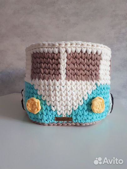 Корзина для хранения игрушек автобус