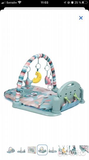 Развивающий коврик BabyGo с пианино