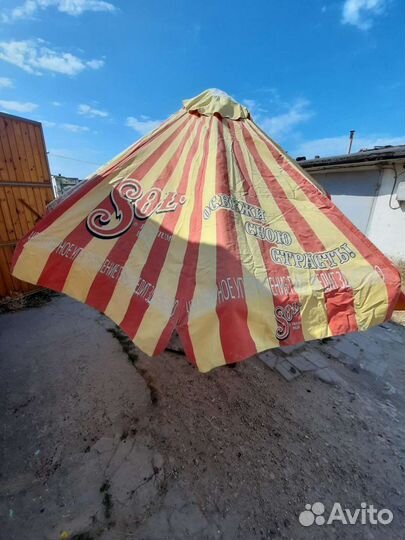 Тент полог для уличных зонтов