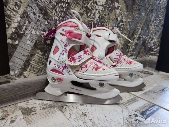 Коньки детские раздвижные 27-30