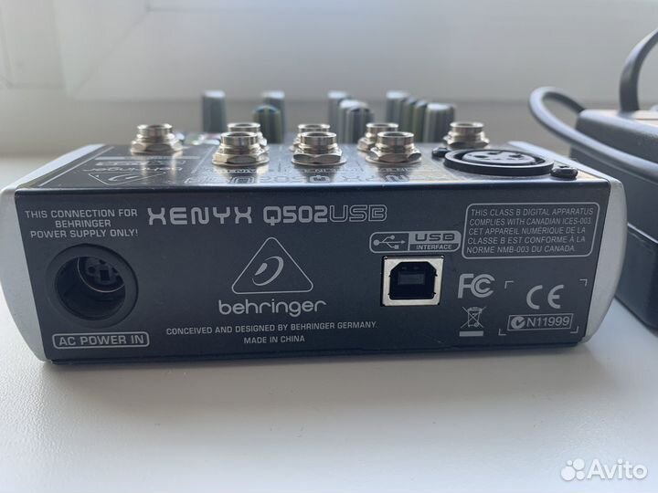 Beringer xenyx 502 usb