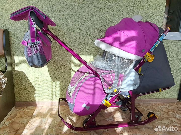 Санки коляска ника 7 2