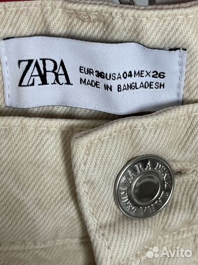 Джинсы zara 36