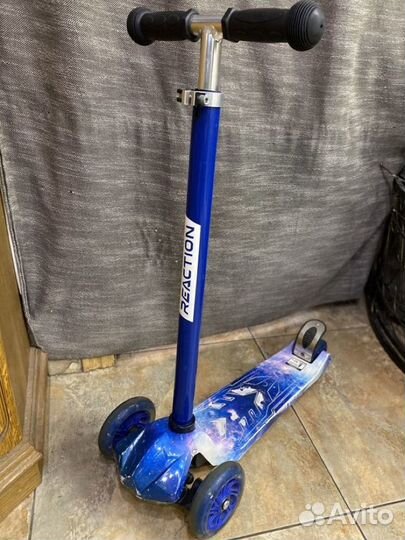 Самокат детский трехколесный бу