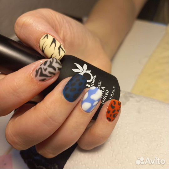 Маникюр с покрытием#Наращивание