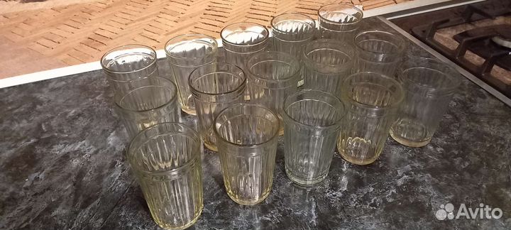 Стаканы граненые СССР