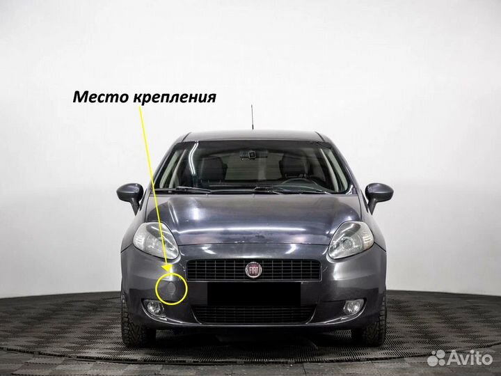 Заглушка перед бампера Fiat Punto 3 арт.424031078