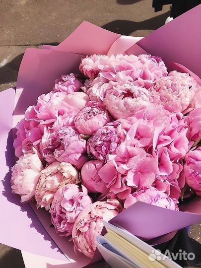 Букет пионов доставка