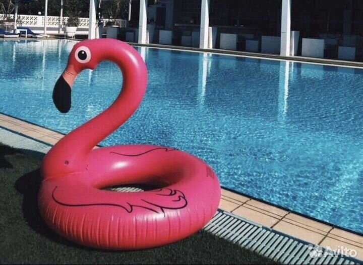 Надувной круг Фламинго новый