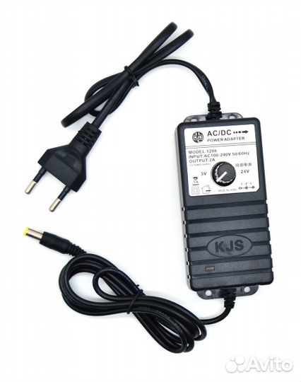 Блок питания с плавной регулировкой 3-24 Bольта