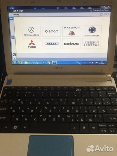 Нетбук с das xentry и адаптером