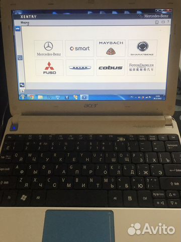 Нетбук с das xentry и адаптером