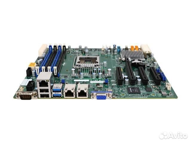 Материнская плата Supermicro X11SSM-F S1151 Intel, iC236, 4 DDR4 ECC, 2*PCI-Ex8 + 1*PCI-Ex4, SATA +