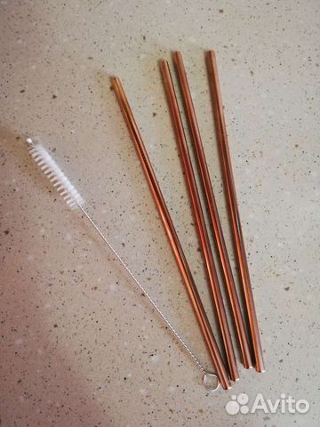 Многоразовые металлические трубочки