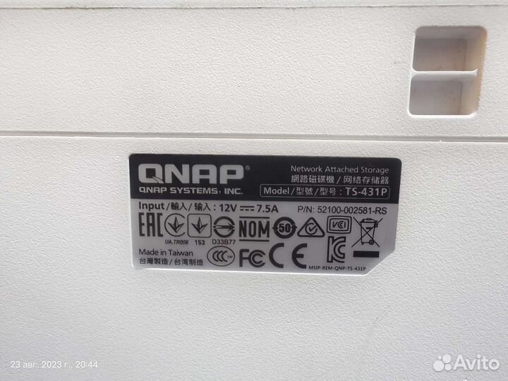 NAS Qnap TS-431P+WD Red 24TB