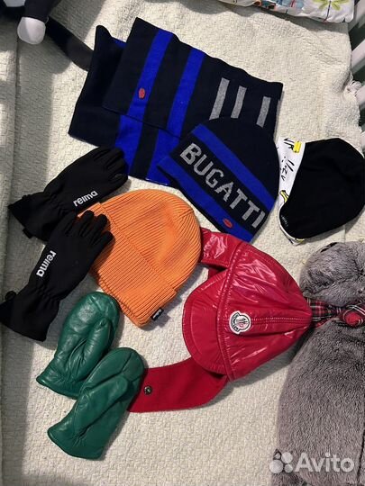 Шапки шарфы варежки перчатки